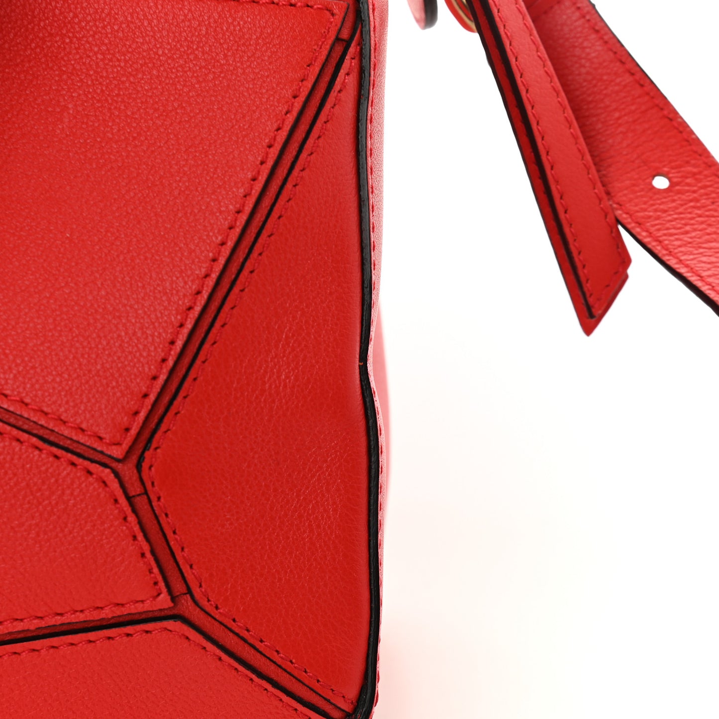 Calfskin Medium Puzzle Bag Scarlet