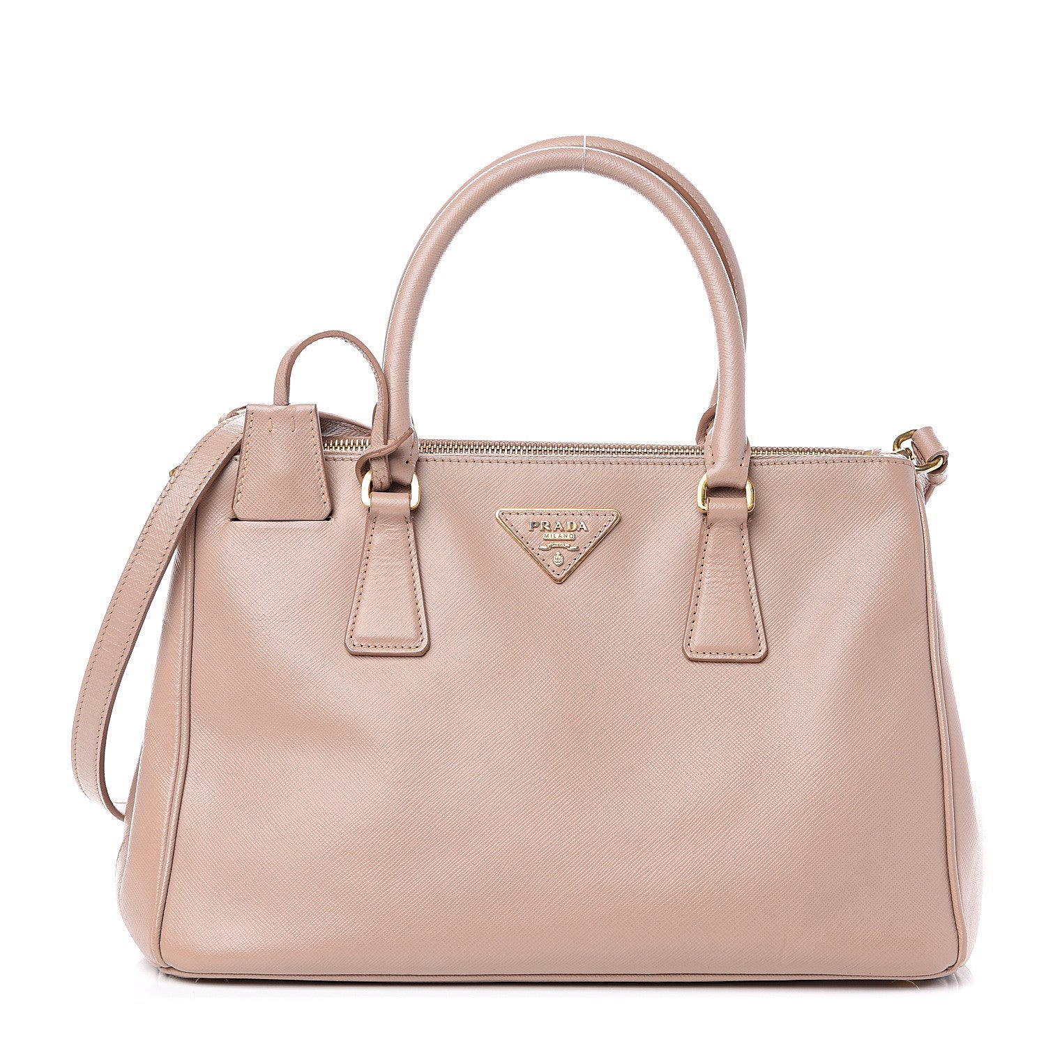 Prada Saffiano Small Galleria Double Zip Tote Cammeo 1 of 12
