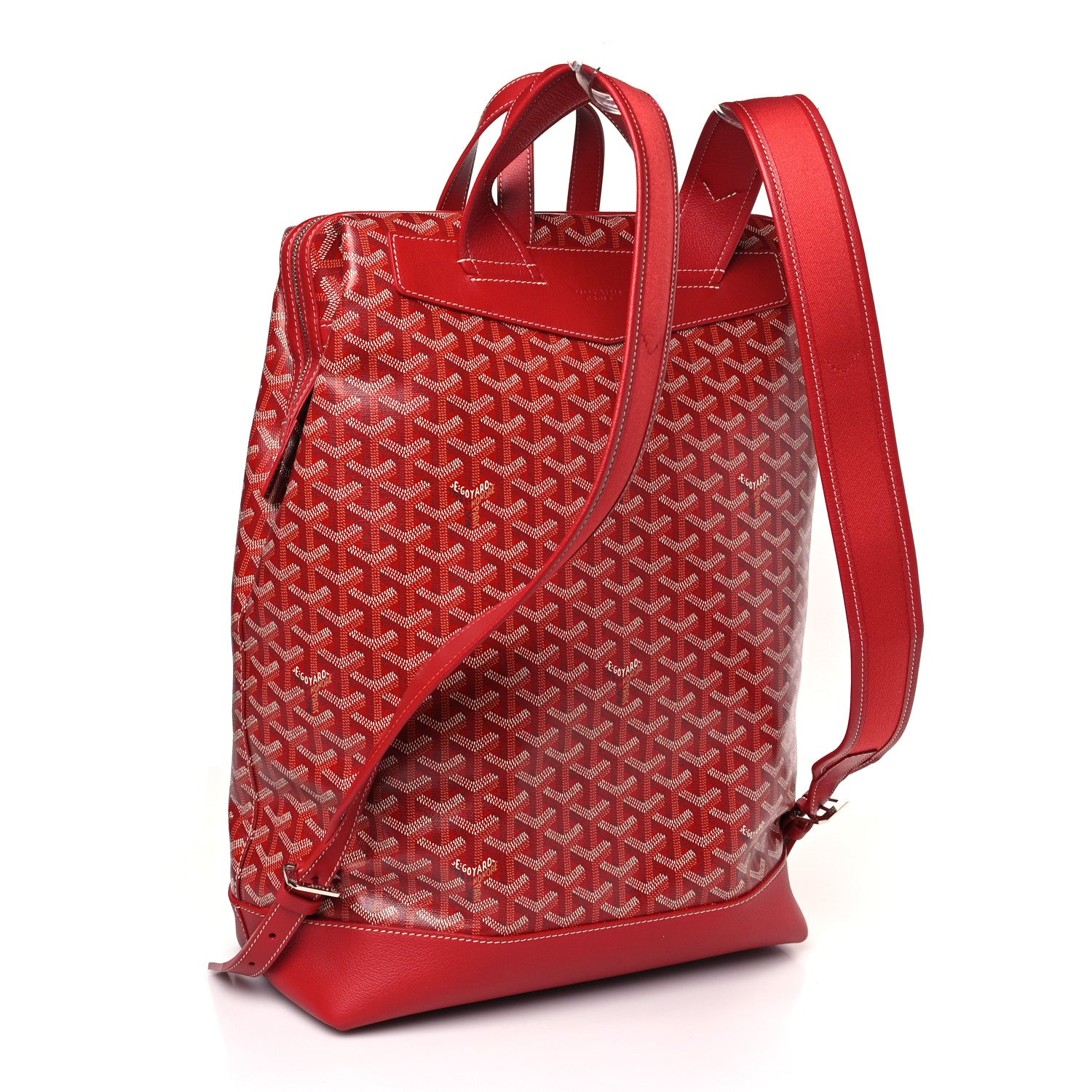 GOYARD リュック Goyard Cisalpin Backpack Green in Goyardine Canvas/Chevroches