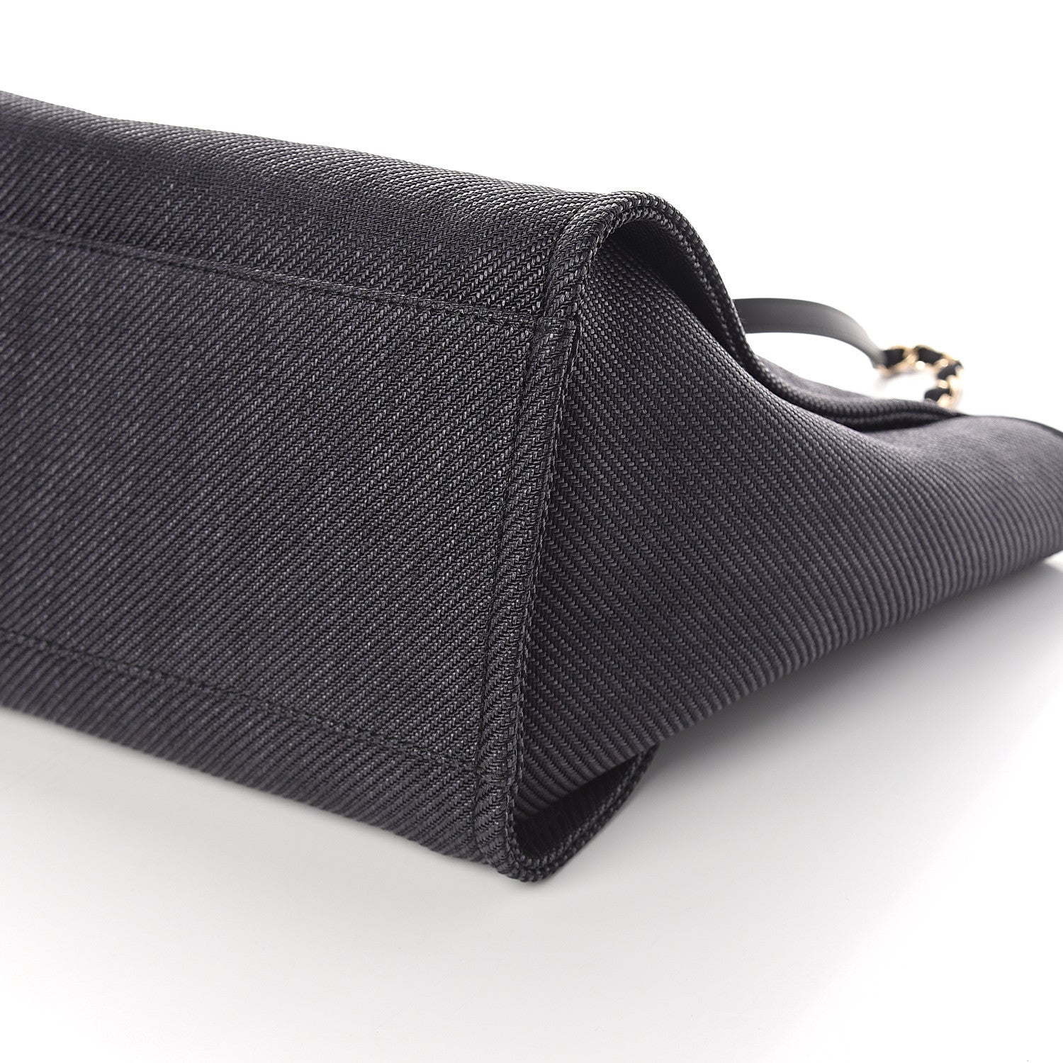Chanel Canvas Medium Deauville Tote Black 8 of 8