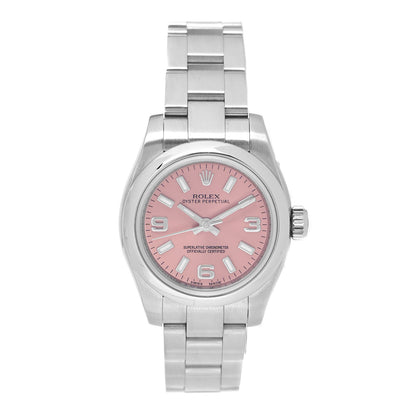 Rolex Stainless Steel 26mm Oyster Perpetual Watch Pink 176200 1 of 5