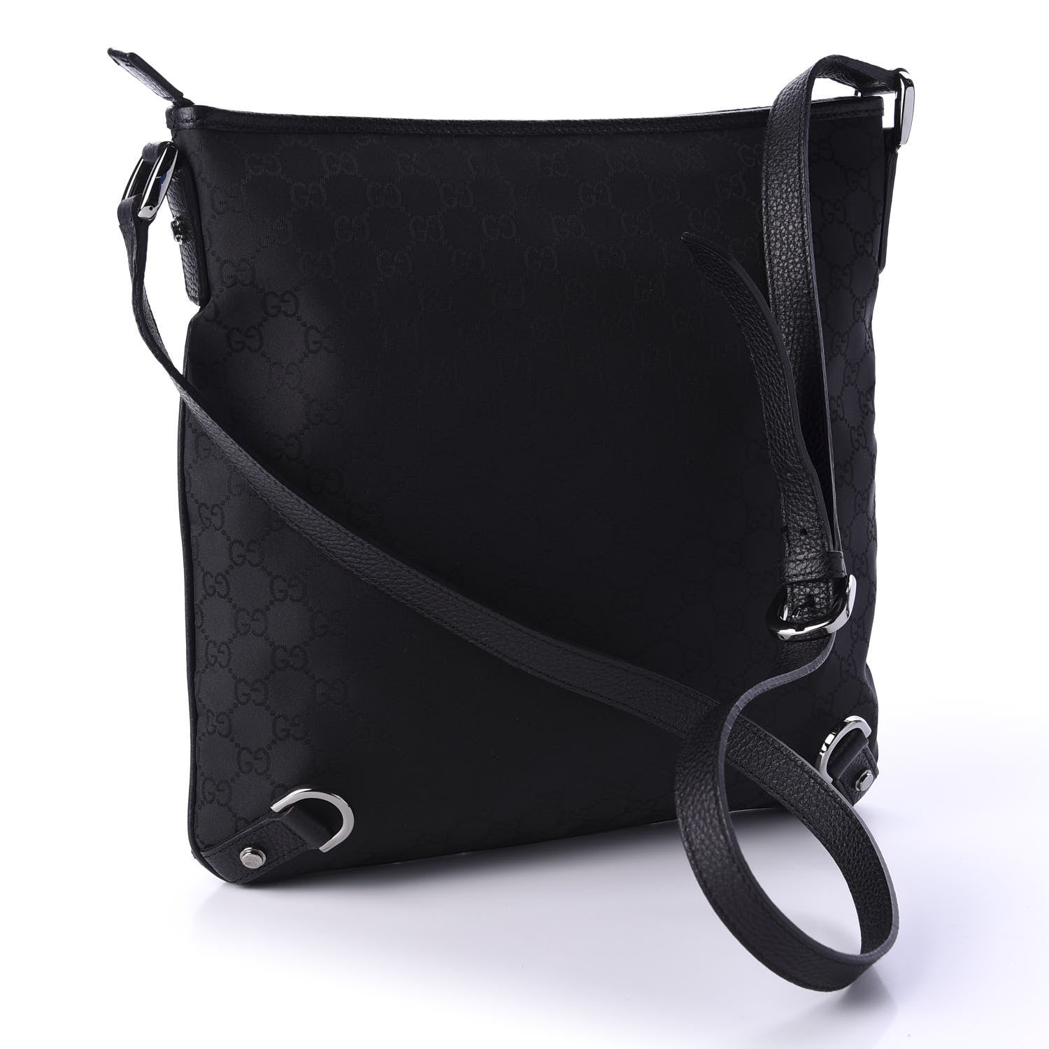 Gucci Monogram Abbey Messenger Bag Black 3 of 10