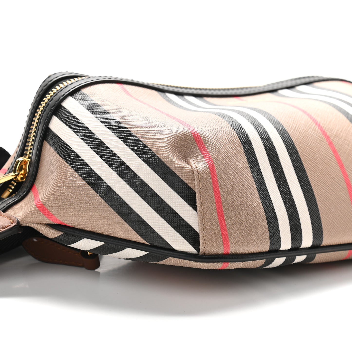 E-Canvas Icon Stripe Sonny Bum Bag Archive Beige