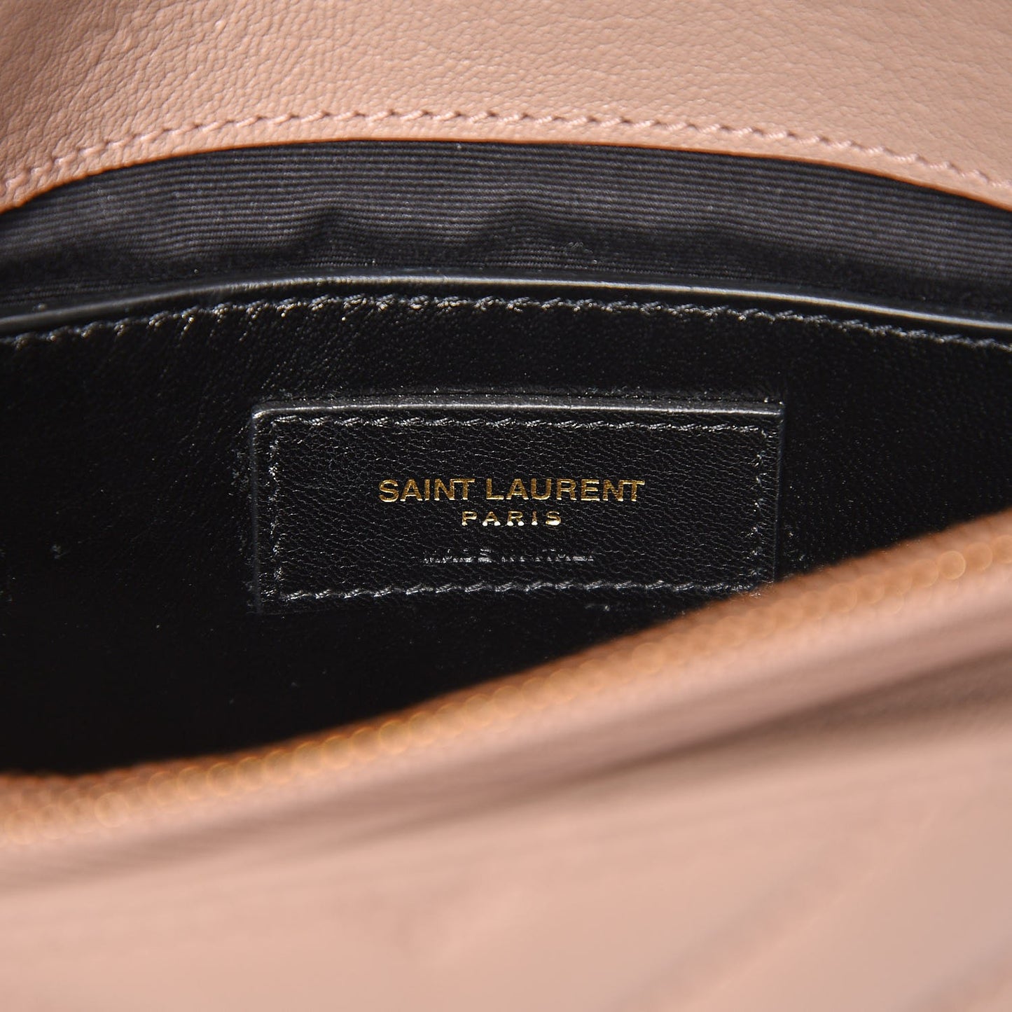 Sheepskin Matelasse Chevron Monogram Medium College Bag Fard