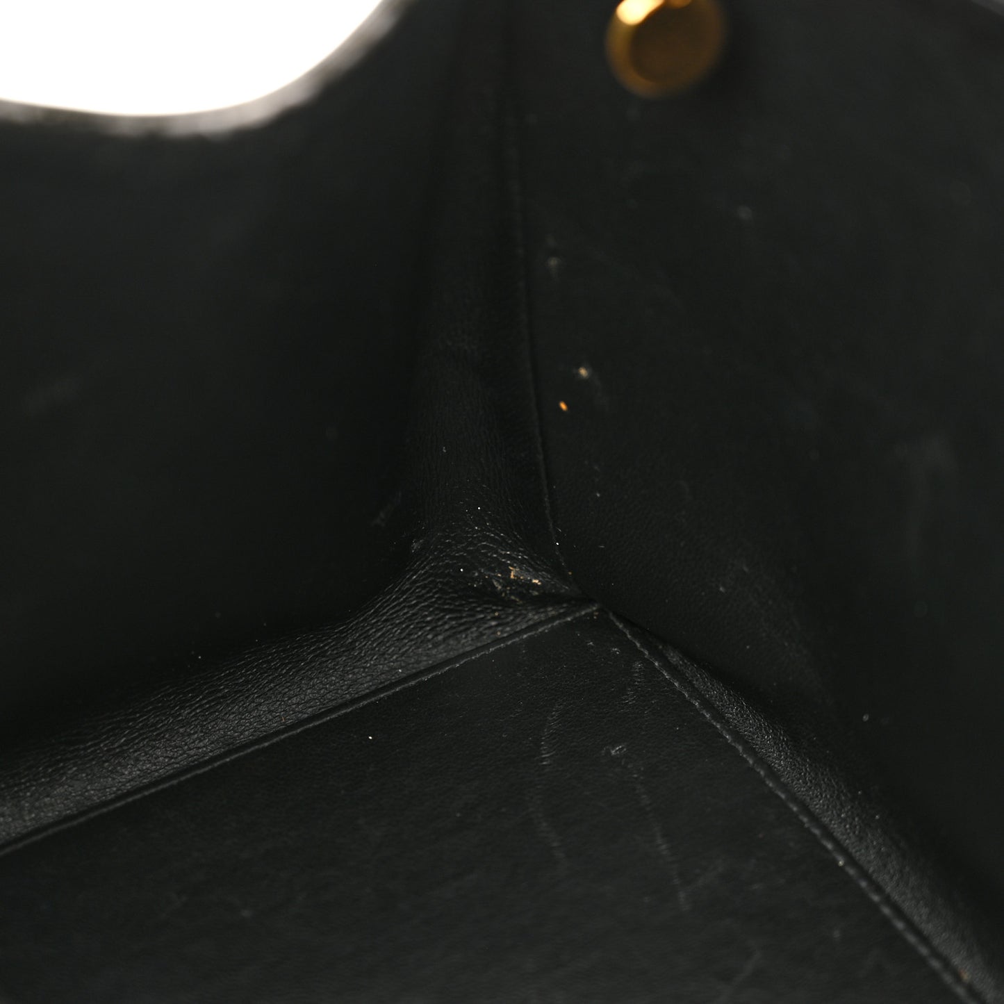 Patent Quilted Grand Shopping Tote GST Black