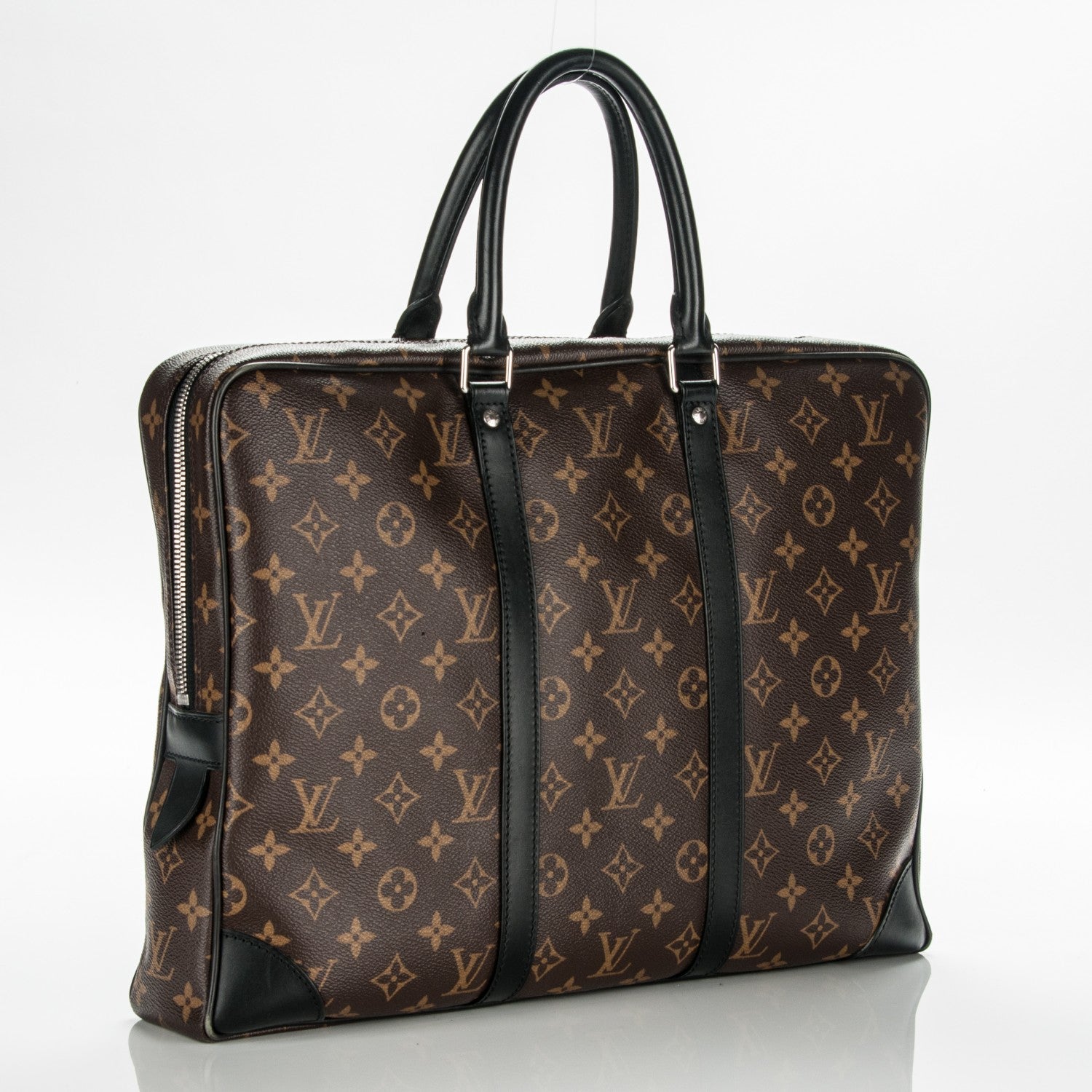 Louis Vuitton Monogram Macassar Porte-Documents Voyage 3 of 11