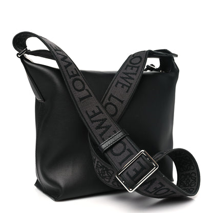 Loewe Supple Smooth Calfskin Jacquard Small Cubi Crossbody Bag Black 3 of 8