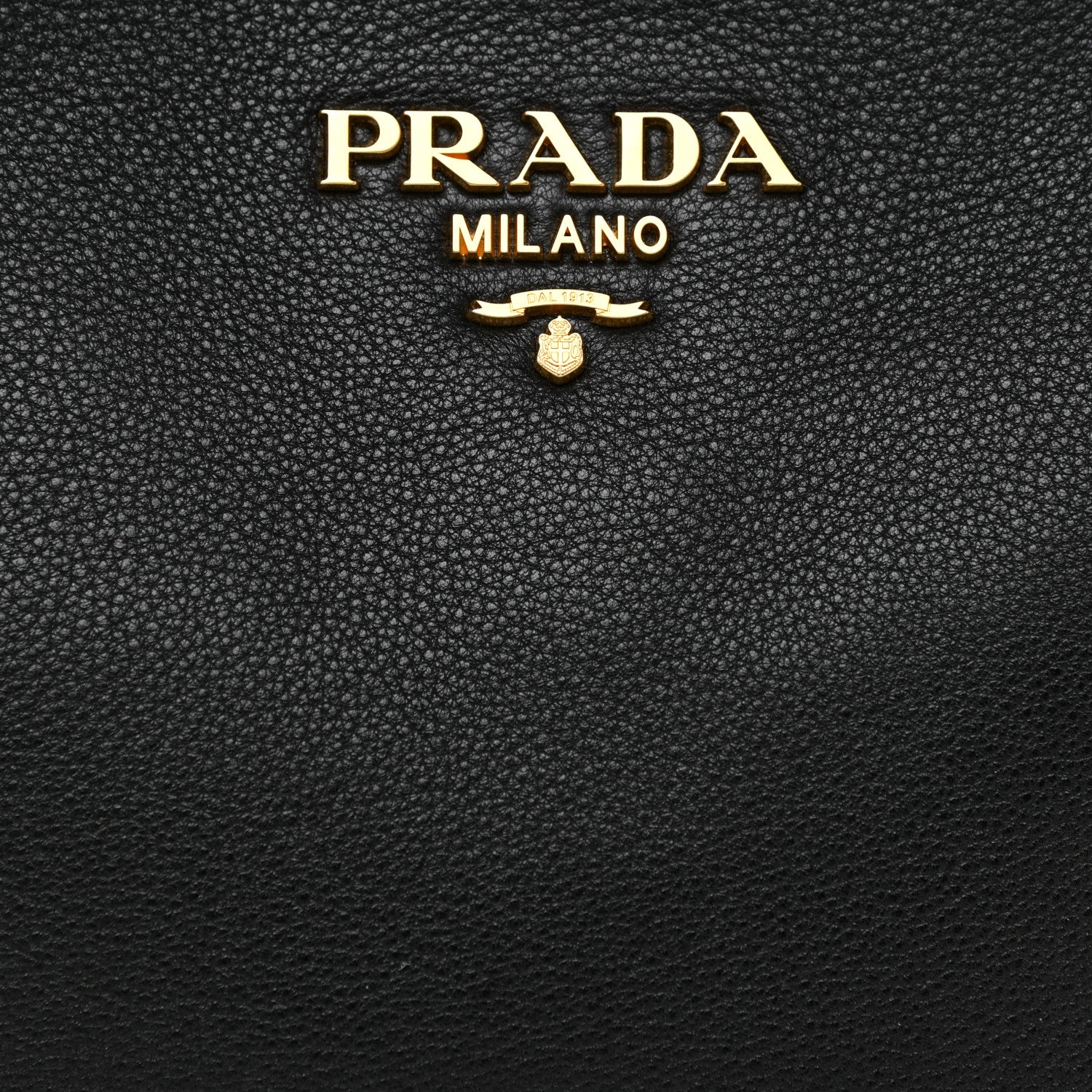 Prada Vitello Phenix Zippered Messenger Hobo Black 7 of 10