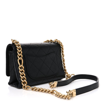 Chanel Caviar Quilted Mini Bracelet On Chain Flap Black 3 of 10