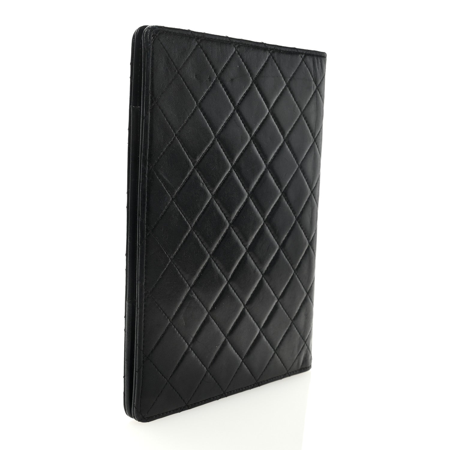 Chanel Lambskin Quilted Large Agenda Cover Black 3 of 6