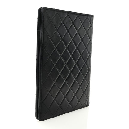 Chanel Lambskin Quilted Large Agenda Cover Black 3 of 6