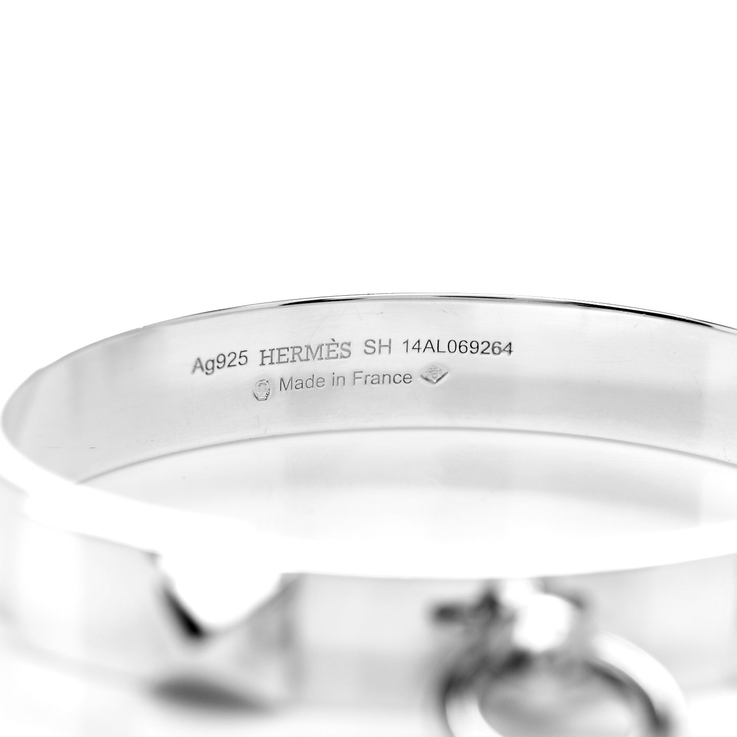 Sterling Silver PM Collier De Chien Bracelet SH