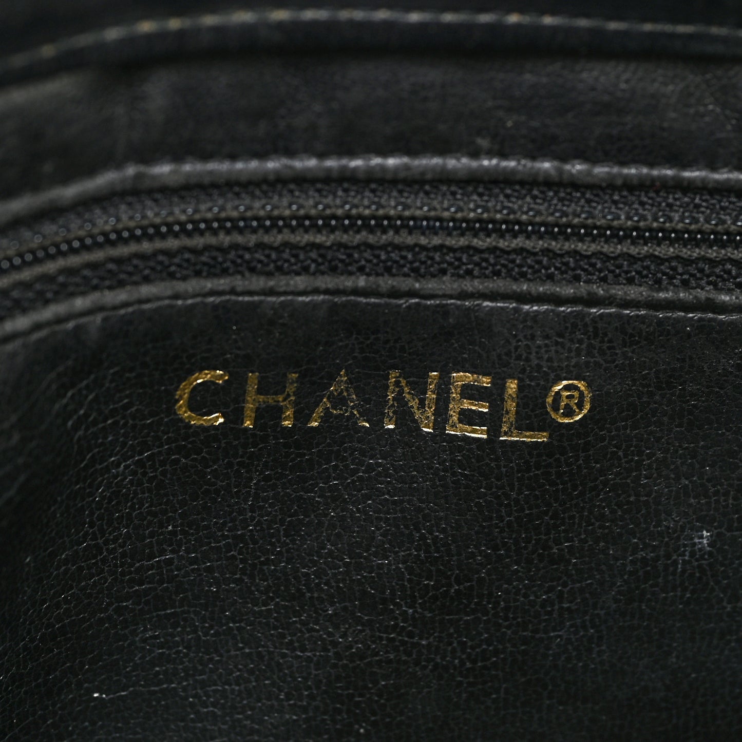 Patent Quilted Tote Black