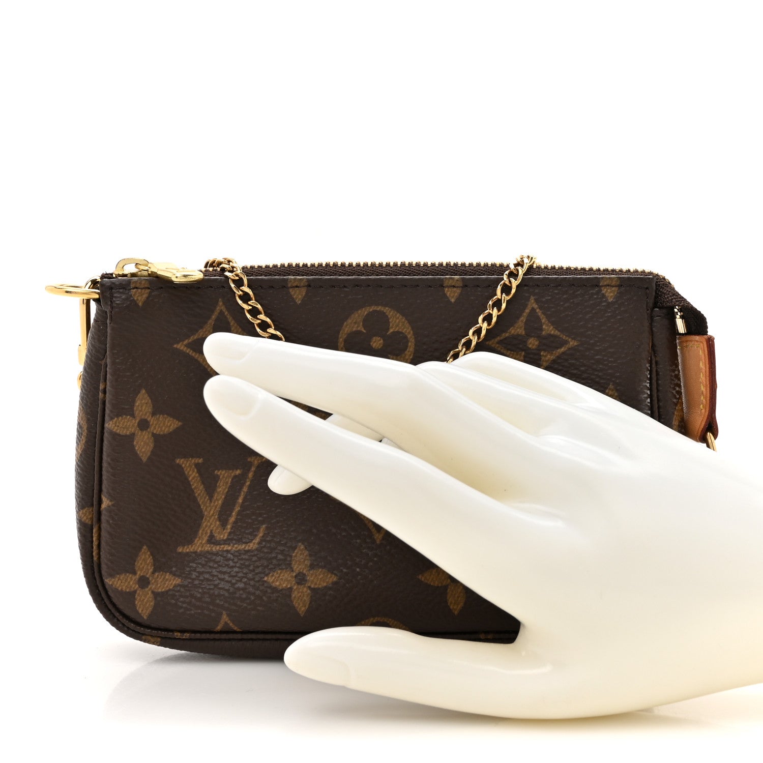Louis Vuitton Monogram Mini Pochette Accessories 2 of 12
