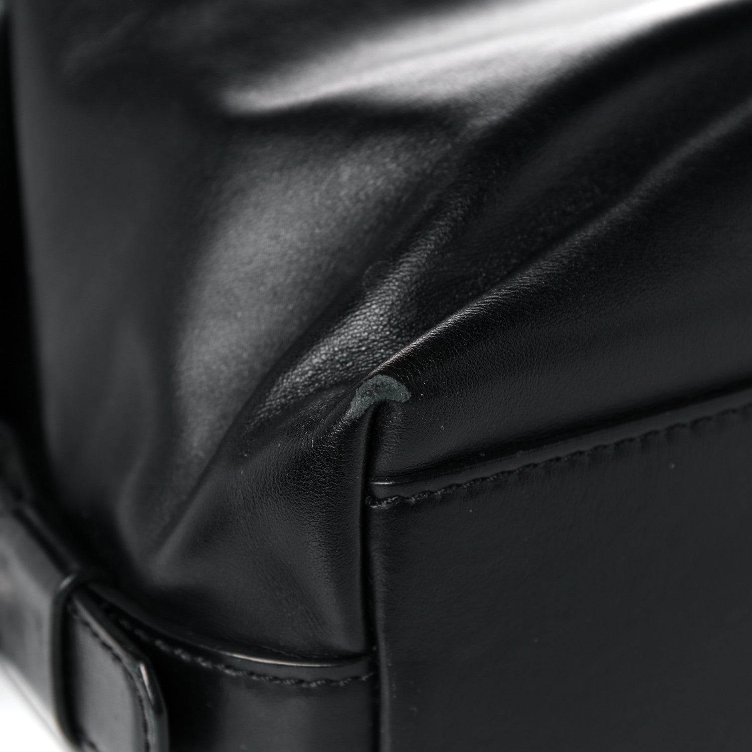 Givenchy Waxed Calfskin Medium Nightingale Logo Strap Black 8 of 19