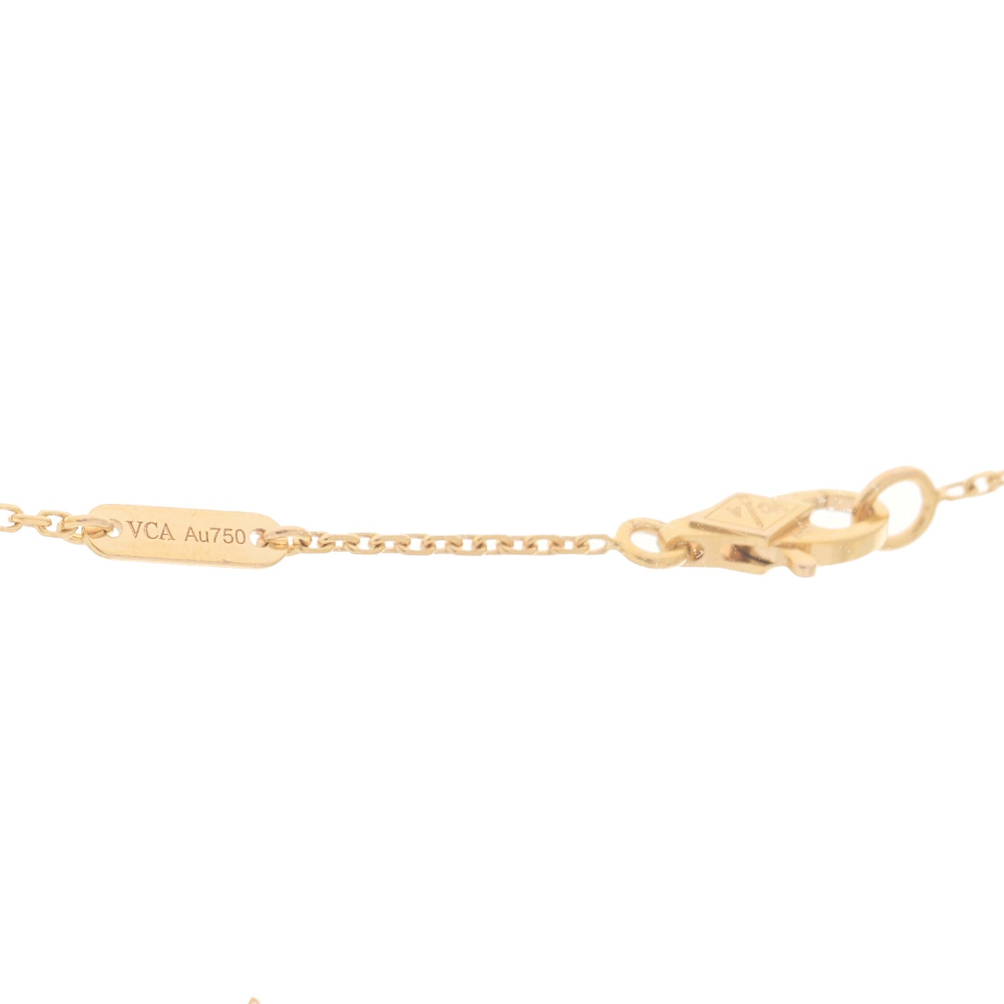 18K Rose Gold Sweet Alhambra Pendant Necklace