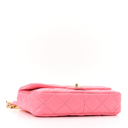 Chanel Lambskin Quilted Large CC Funky Town Flap Pink 4 of 10