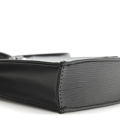 Louis Vuitton Epi Petit Sac Plat Black 9 of 10