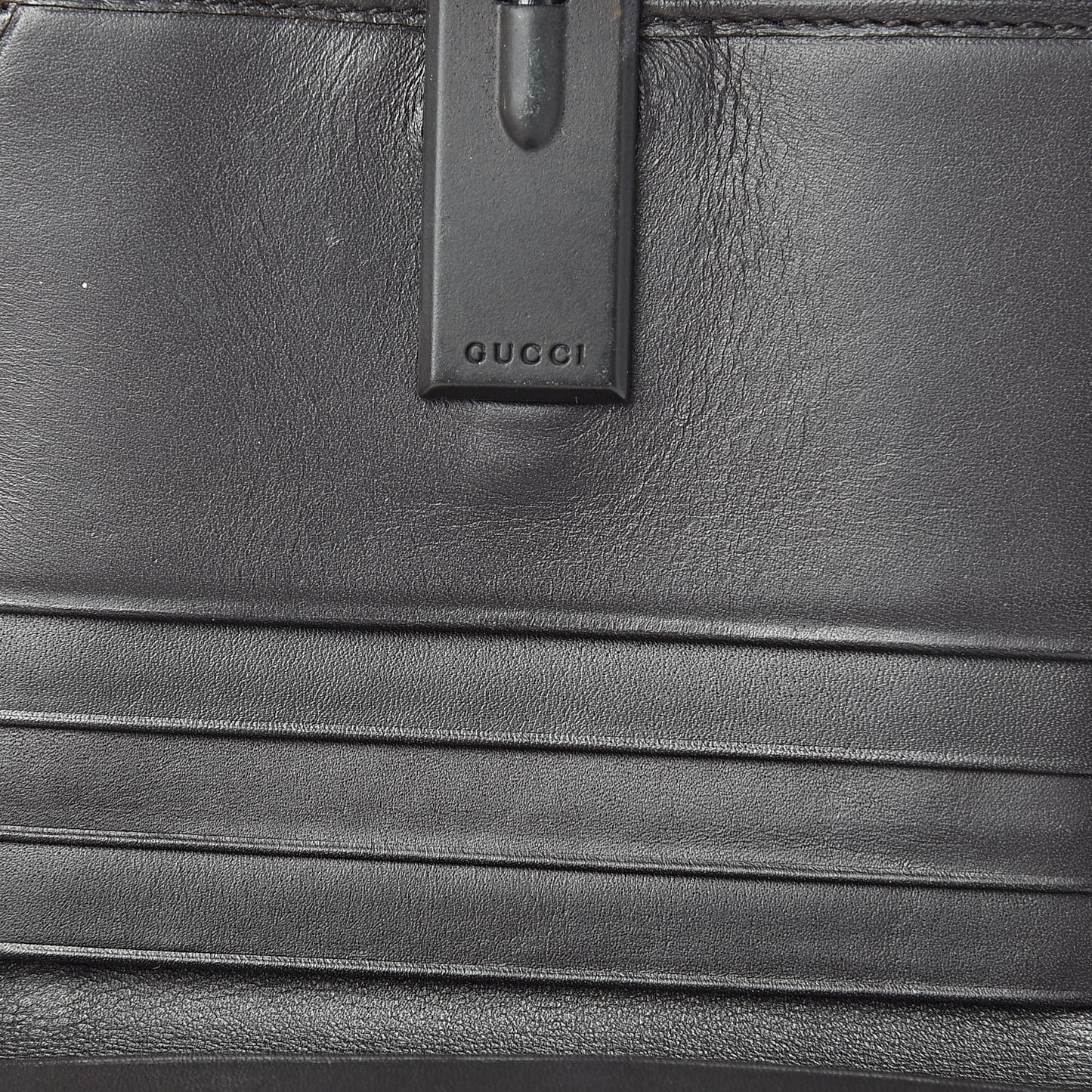 Monogram Glam French Flap Wallet Black