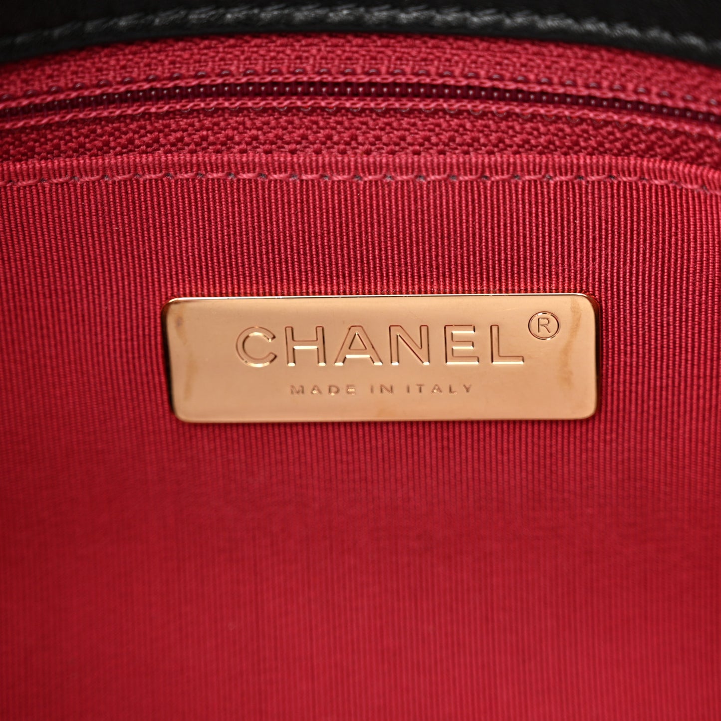 Lambskin Quilted Large Chanel 19 Flap Black