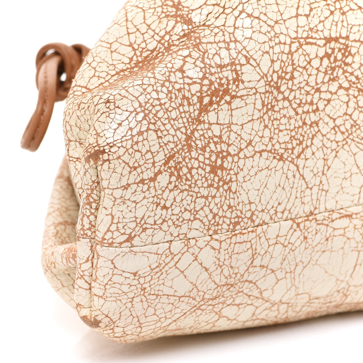 Crackled Calfskin The Mini Pouch Zabaione