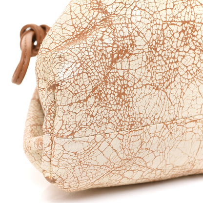 Bottega Veneta Crackled Calfskin The Mini Pouch Zabaione 9 of 11