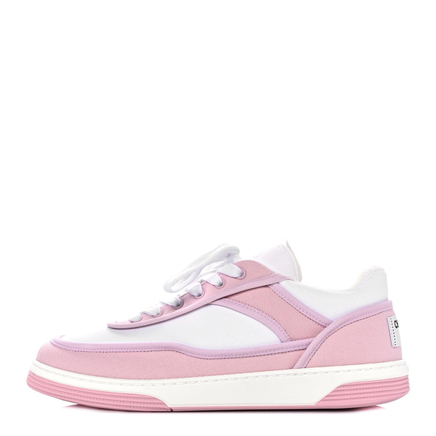 Chanel Fabric Womens Logo Sneakers 36 Light Pink 1 of 10
