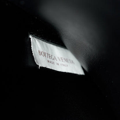 Bottega Veneta Nappa Maxi Intrecciato Large Cassette Flat Zip Pouch Black 7 of 8