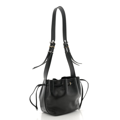 Givenchy Creased Patent Calfskin Pumpkin Bag Black 3 of 10