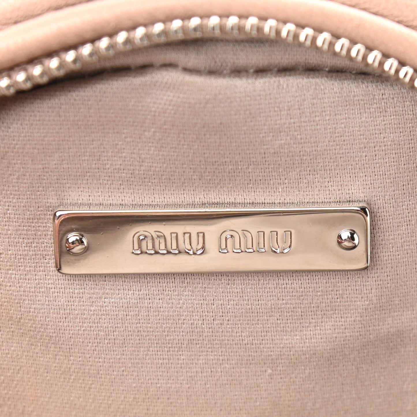 Nappa Matelasse Mini Backpack Cammeo