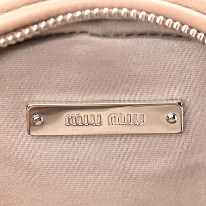 Miu Miu Nappa Matelasse Mini Backpack Cammeo 6 of 9
