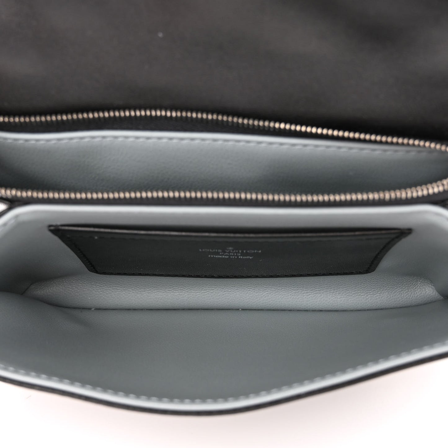 Lambskin Embossed Monogram Scarabeo Pochette Coussin Black