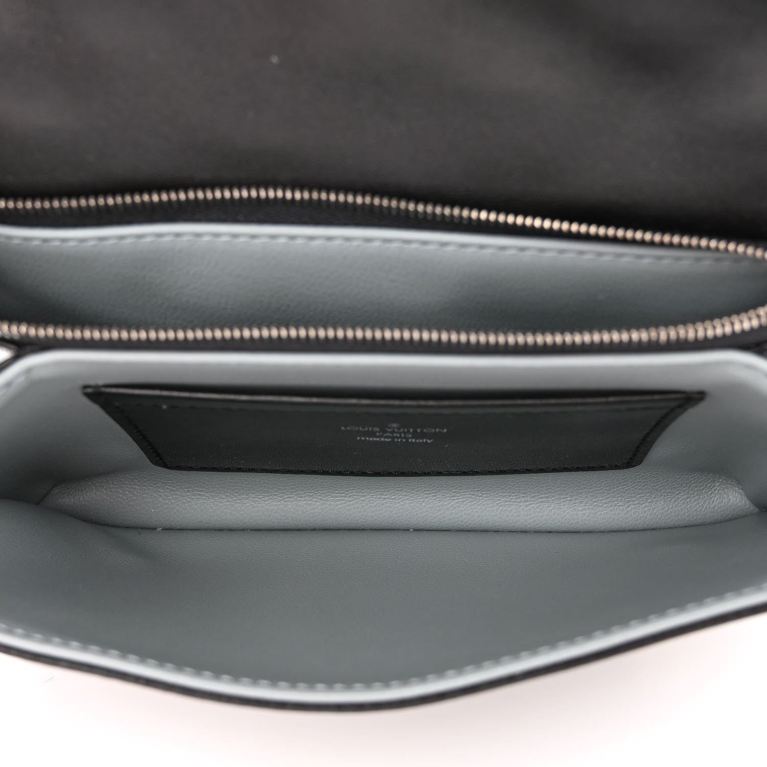 Louis Vuitton Lambskin Embossed Monogram Scarabeo Pochette Coussin Black 5 of 9