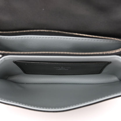Louis Vuitton Lambskin Embossed Monogram Scarabeo Pochette Coussin Black 5 of 9