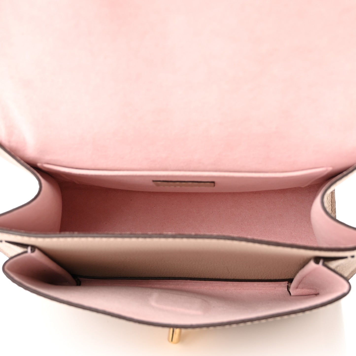 Soft Calfskin Mylockme Chain Bag BB Greige