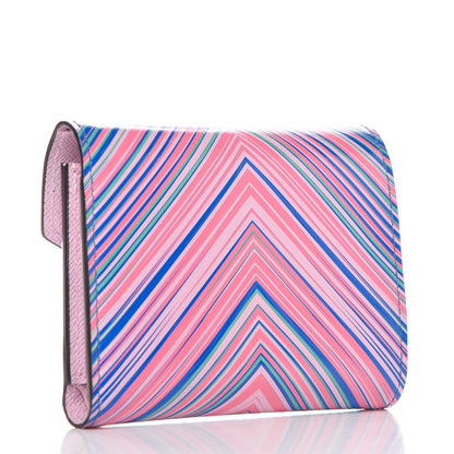 Louis Vuitton Epi Tropical Victorine Wallet Blue Rose 3 of 7
