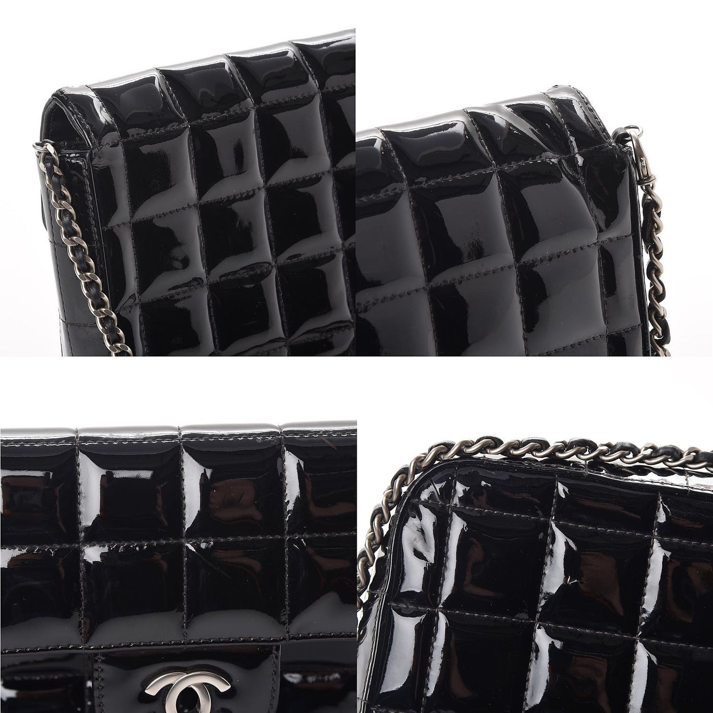 Patent East West Chocolate Bar Flap Black