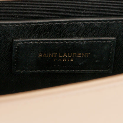 Saint Laurent Grain De Poudre Small Monogram Kate Satchel Nude Powder 6 of 6