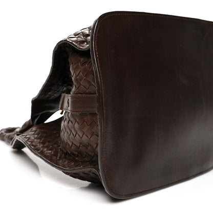 Bottega Veneta Nappa Intrecciato Shoulder Bag Ebano 8 of 12
