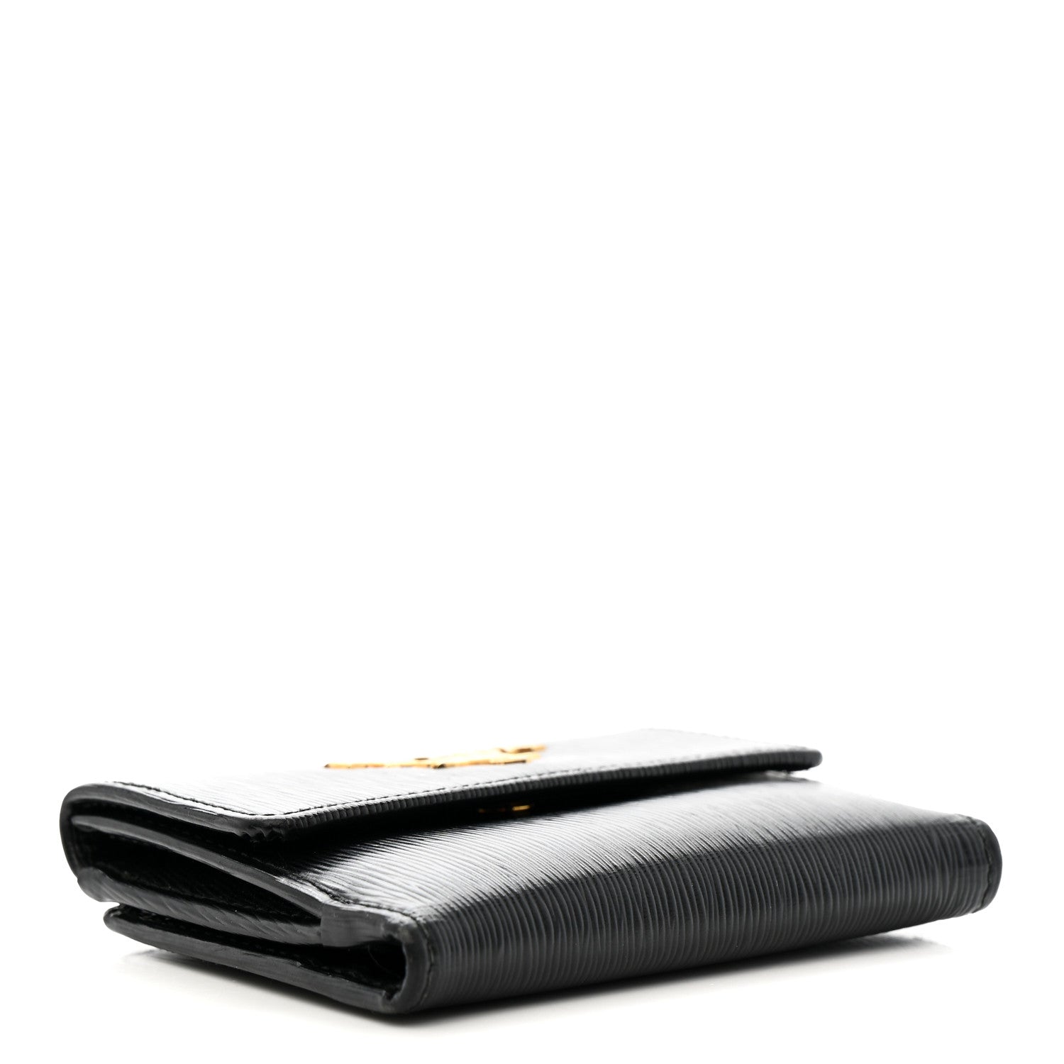 Prada Vitello Move Metal Bi-Fold Wallet Black 4 of 12