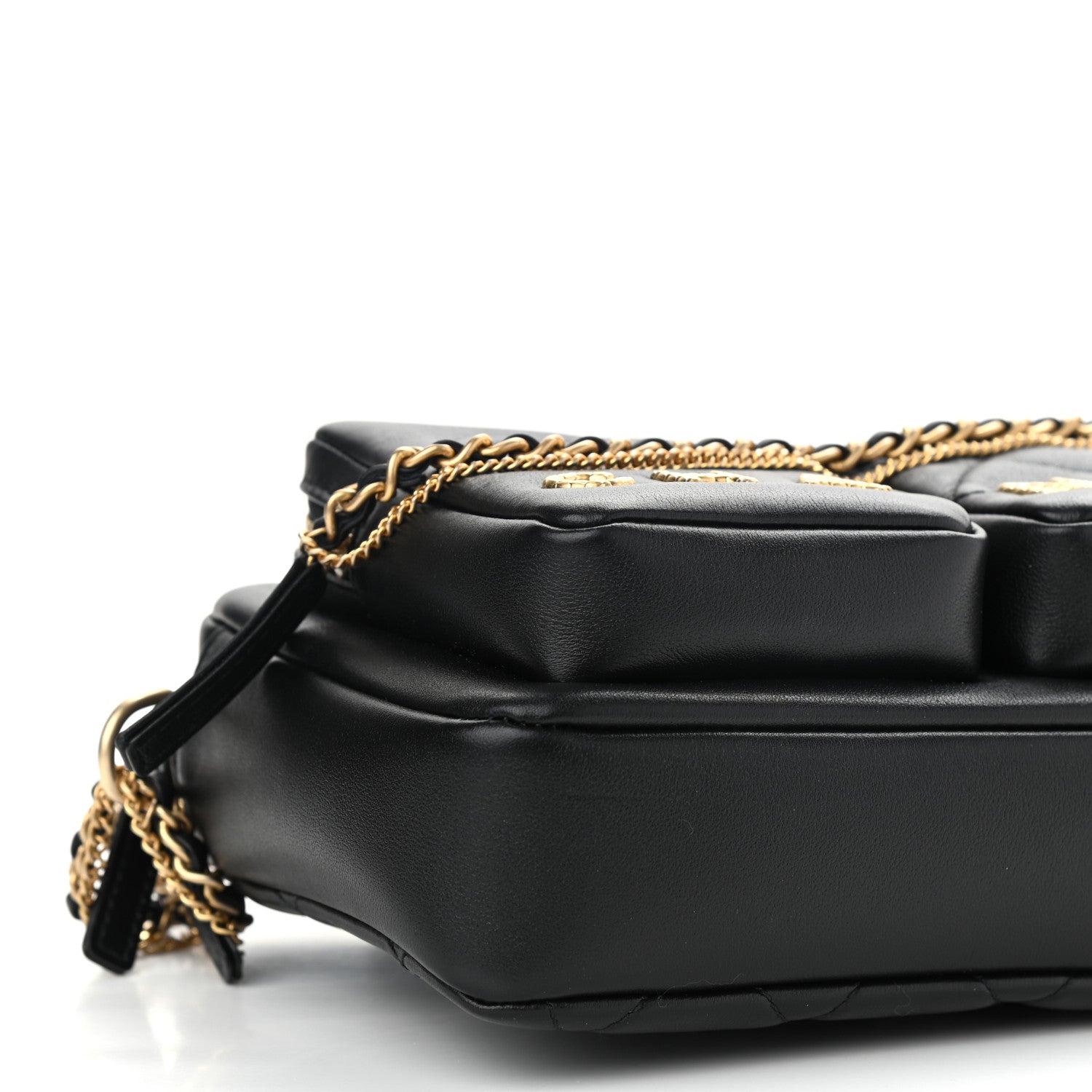 Chanel Calfskin Quilted Small Camera Case Black 8 of 9