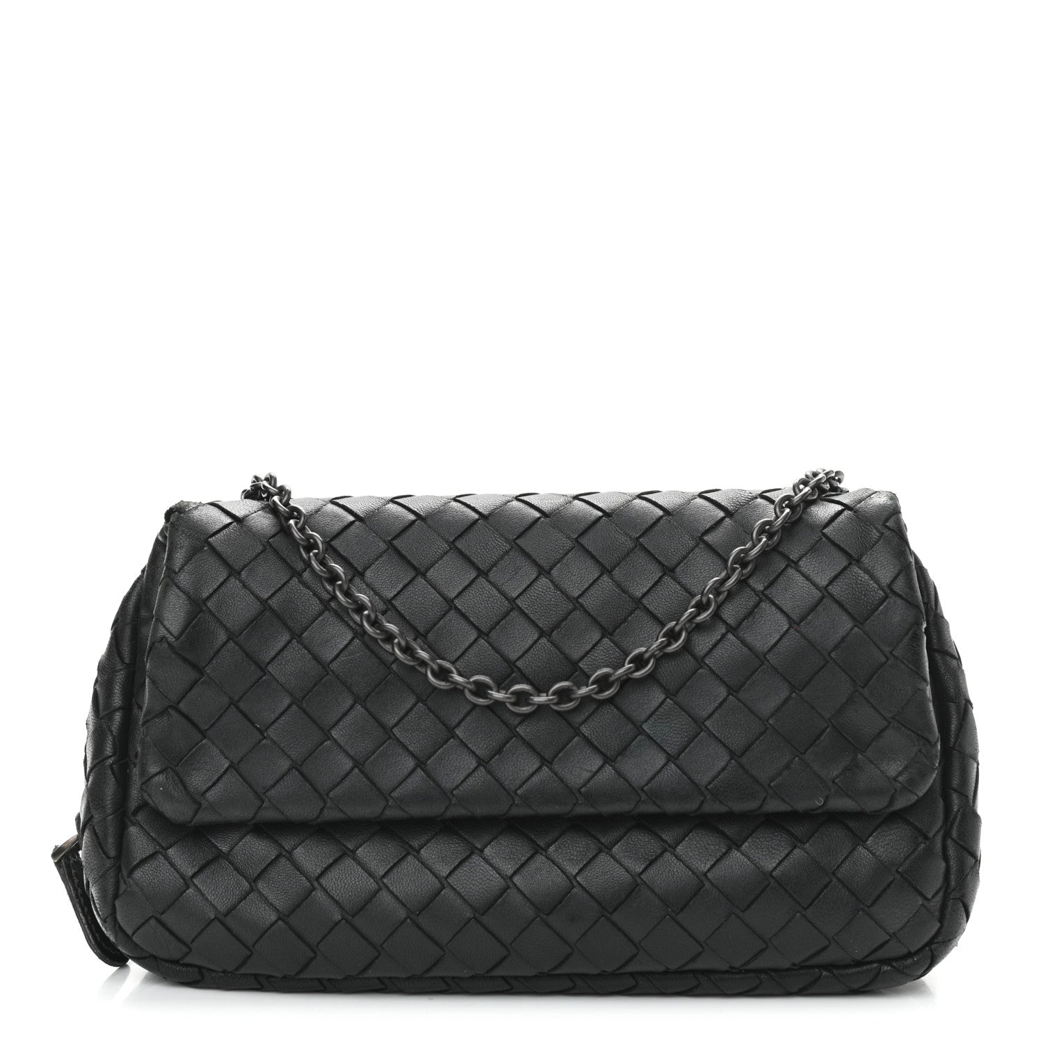 Bottega Veneta Nappa Intrecciato Small Chain Crossbody Black 1 of 13