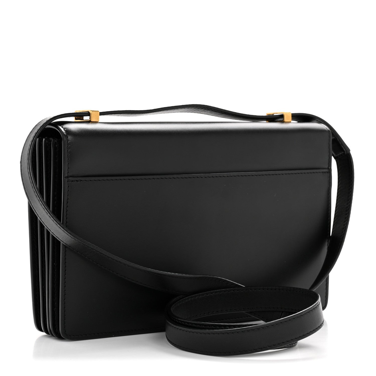 Saint Laurent Calfskin Monogram Small Dylan Shoulder Bag Black 3 of 13