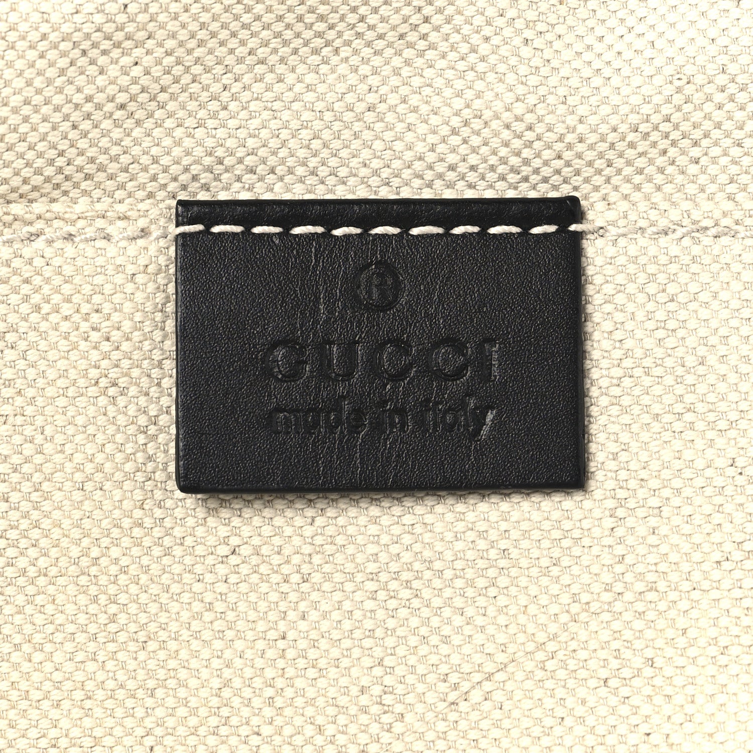 Gucci Canvas Flora Knight Travel Laptop Document Case Black 6 of 8