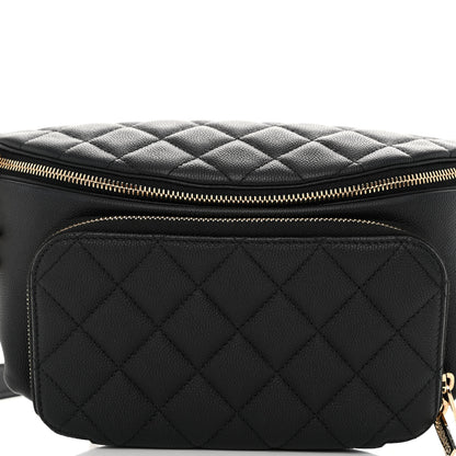 Chanel Caviar Quilted Business Affinity Waist Belt Bag Black 8 of 10