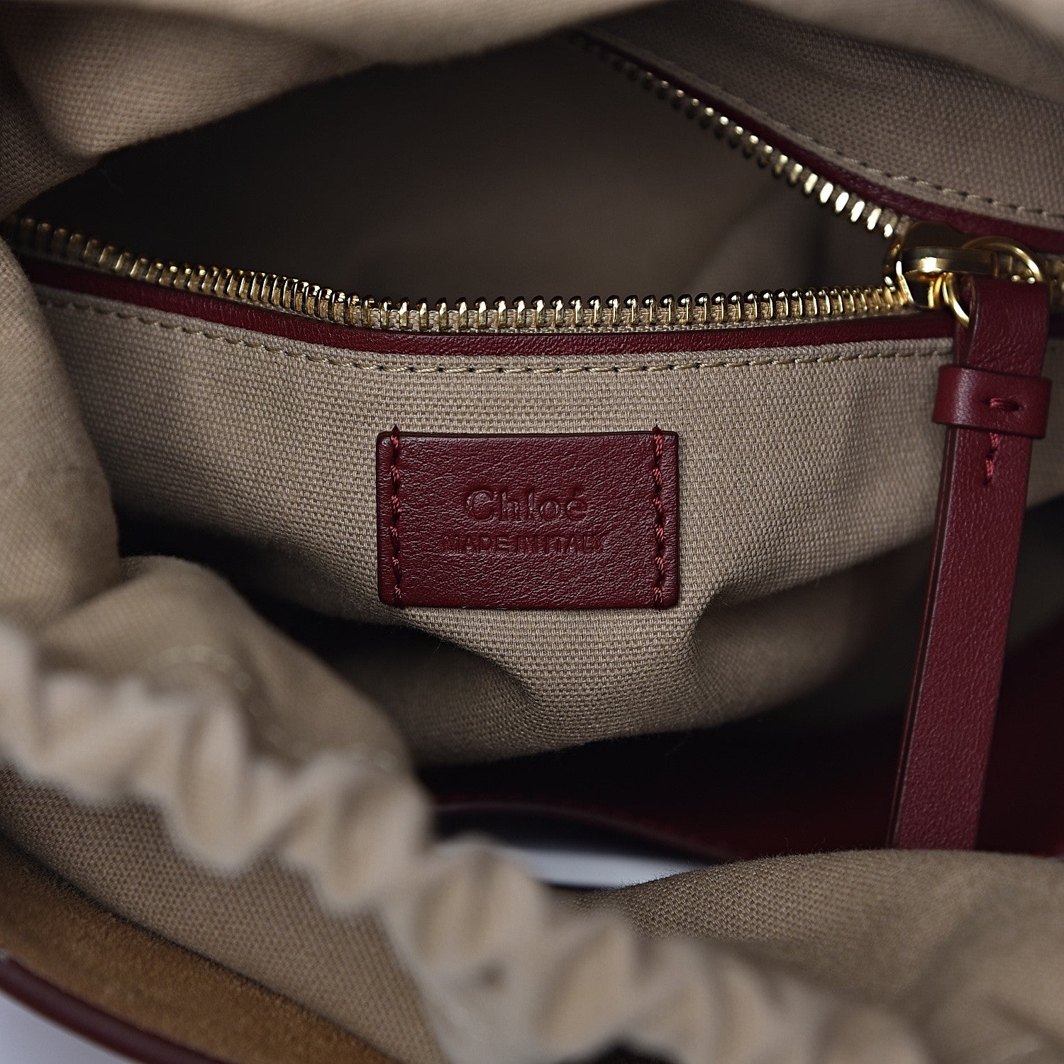 Chloe Smooth Calfskin Small Roy Bucket Bag Plum Purple 8 of 12