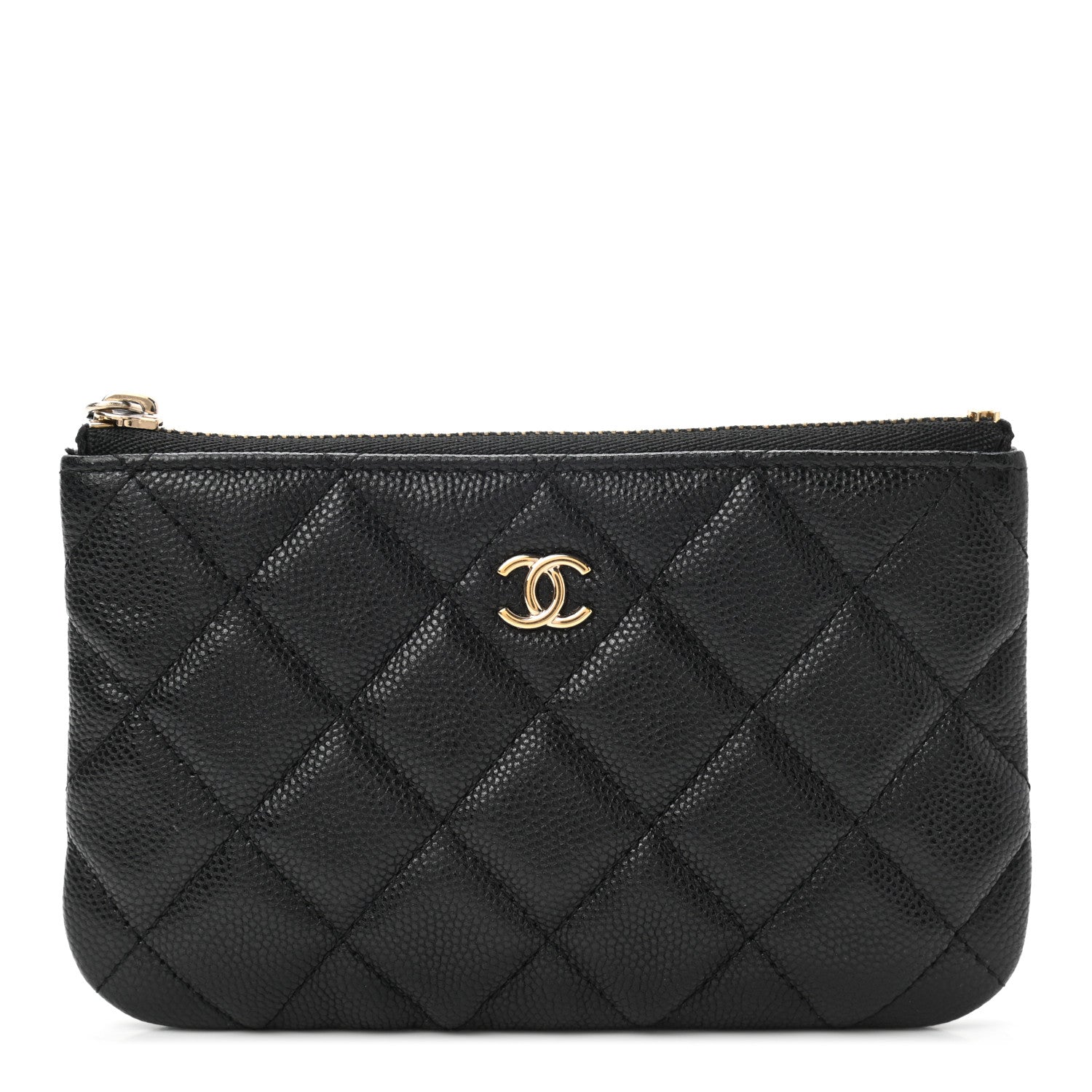 Chanel Caviar Quilted Small Cosmetic Case Black 1 of 7
