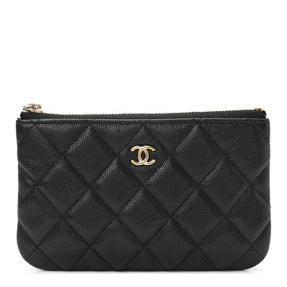 Chanel Caviar Quilted Small Cosmetic Case Black 1 of 7