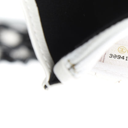 Chanel Caviar Quilted My Everything Wallet On Chain WOC White 9 of 10