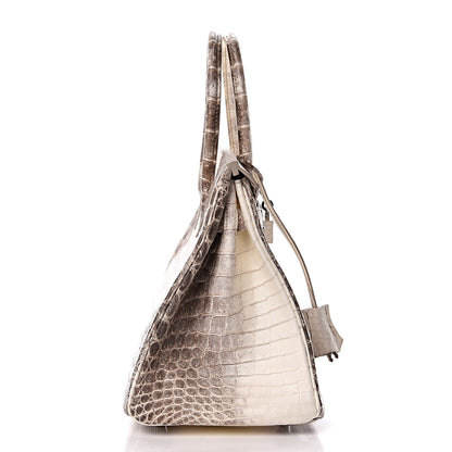 Hermes Matte Niloticus Crocodile Himalaya Birkin 30 Blanc 8 of 56